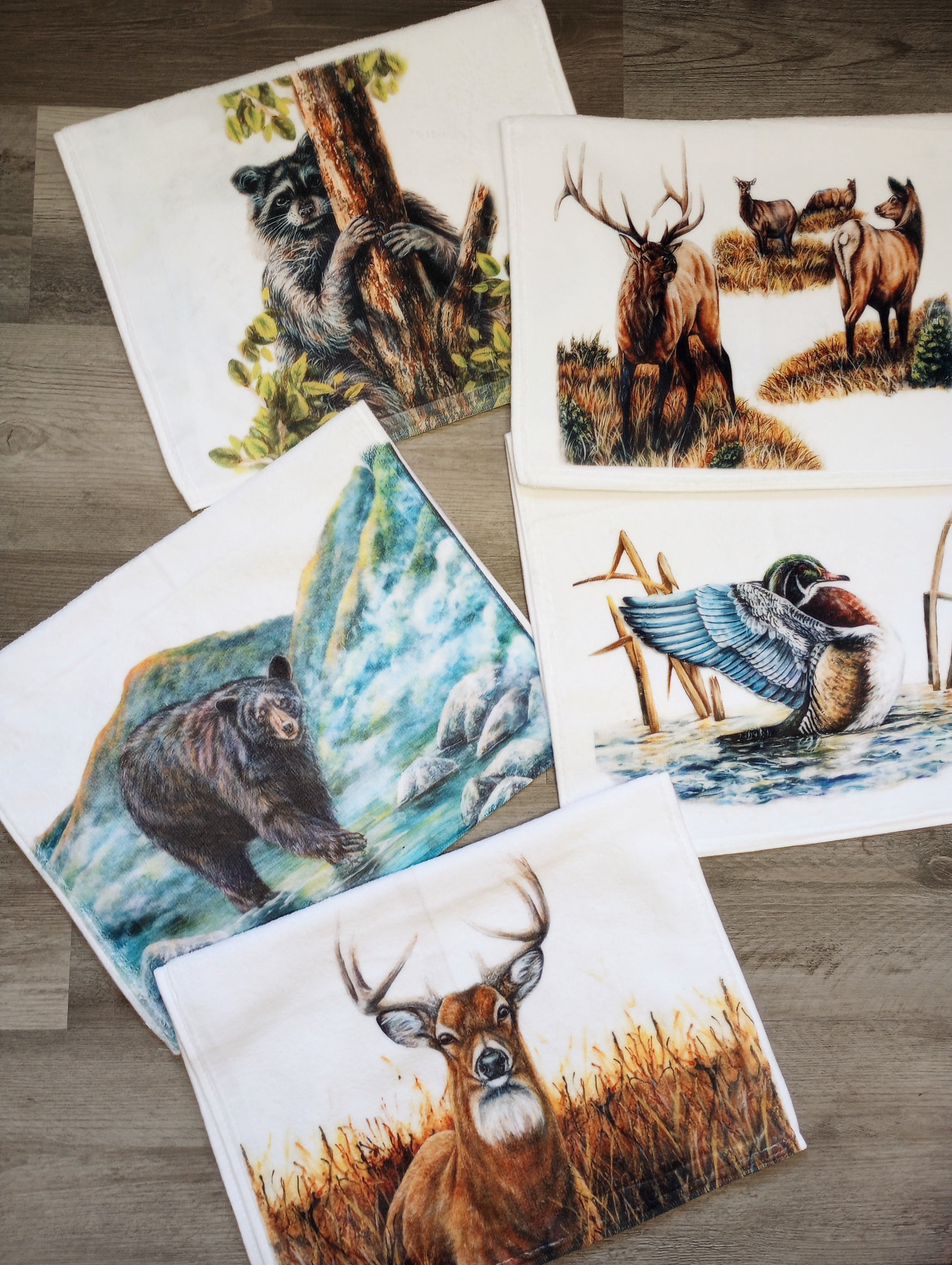 Wildlife Hand Towel PA Made Arts & Clothing Co